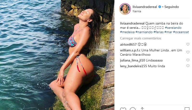 Inspire-se nos biquínis usados por Lívia Andrade nas férias