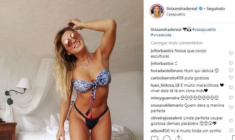 Inspire-se nos biquínis usados por Lívia Andrade nas férias