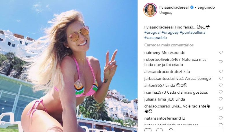 Inspire-se nos biquínis usados por Lívia Andrade nas férias