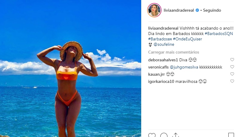 Inspire-se nos biquínis usados por Lívia Andrade nas férias