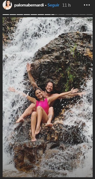 Paloma Bernardi desfruta de dias incríveis em Goiás, com seu namorado