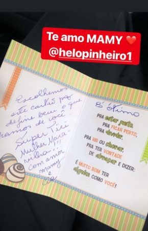 Publicação feita por Ticiane Pinheiro em seu Instagram Stories