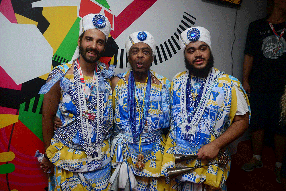 Gilberto Gil curte o Carnaval da Bahia de camarote