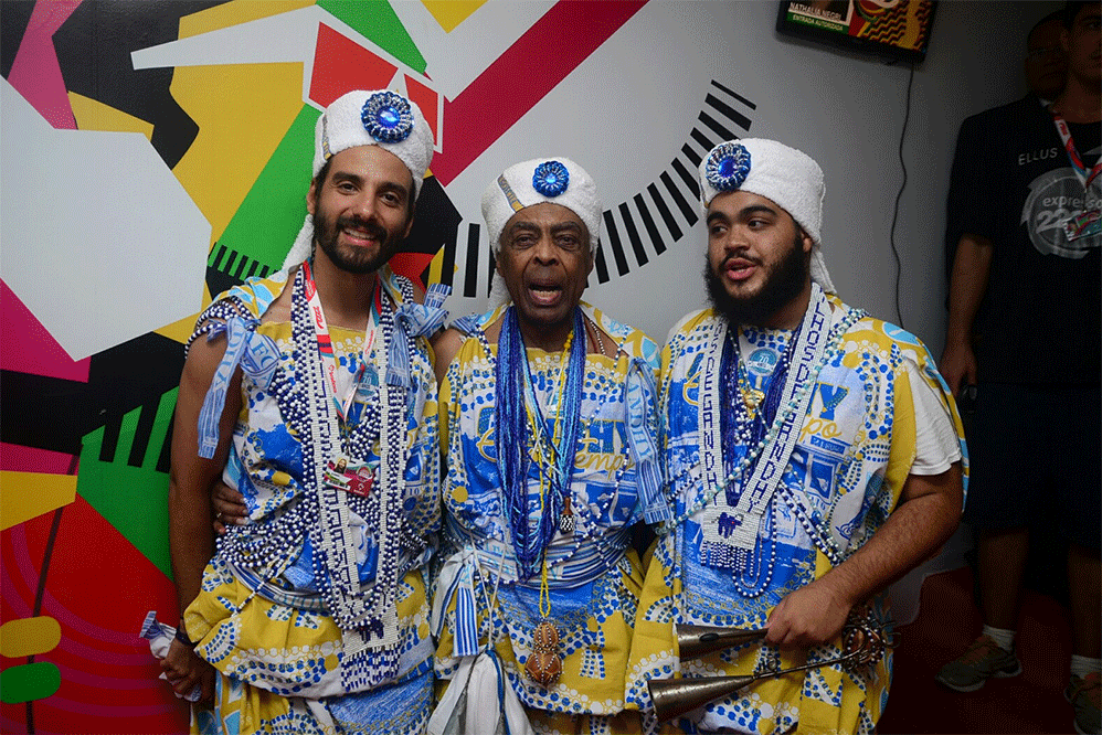 Gilberto Gil curte o Carnaval da Bahia de camarote