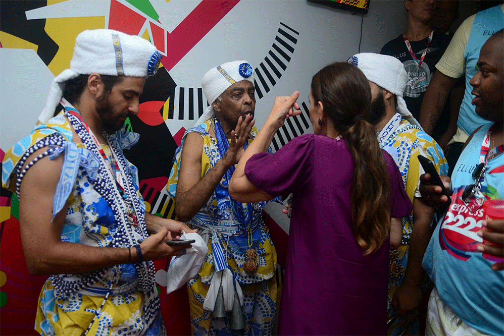 Gilberto Gil curte o Carnaval da Bahia de camarote