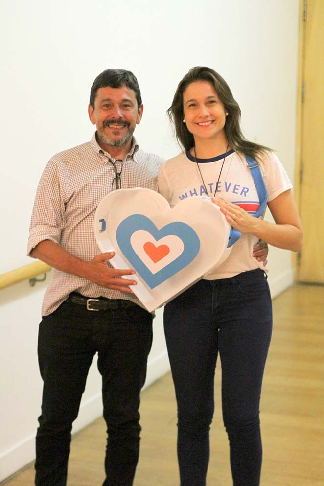 Fernanda Gentil e o pai, Mauricio