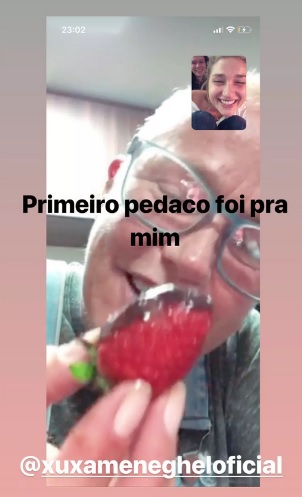 Publicação feita por Sasha Meneghel em seu Instagram Stories