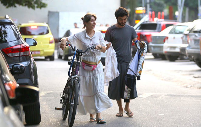 Caio Blat e Luísa Arraes