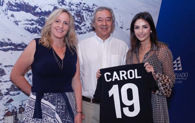 Carol Celico se torna embaixadora de estação de esqui 