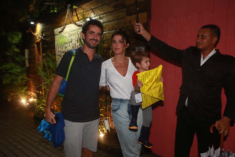 Rafa Brites, Felipe Andreoli e o filho deles, Rocco