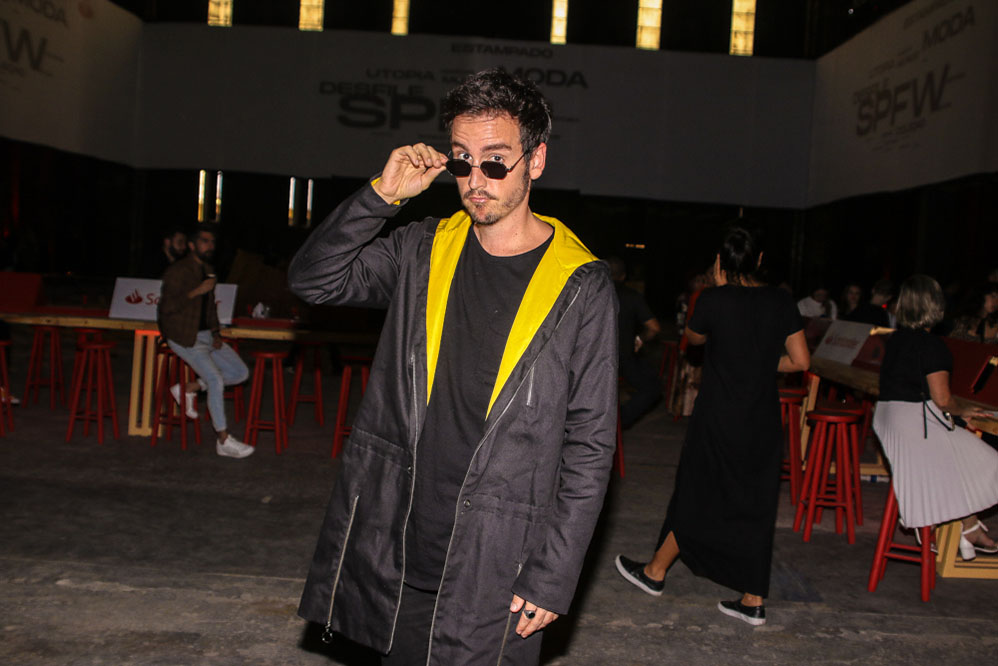 Wagner Santisteban no 3º dia do SPFW 