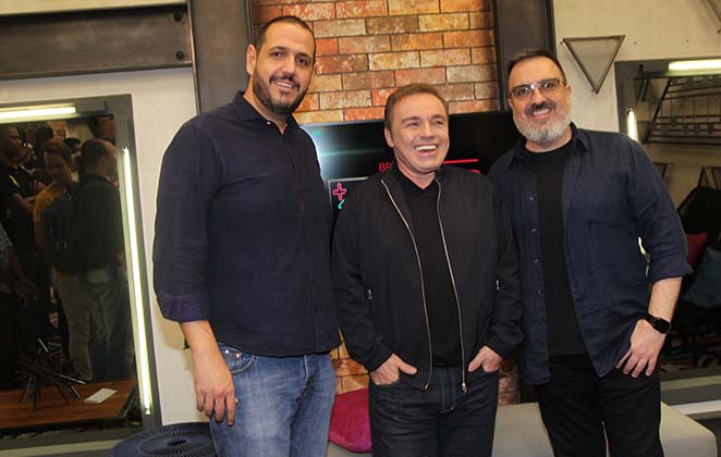 Fernando Viudez, Gugu Liberato e Rodrigo Carelli