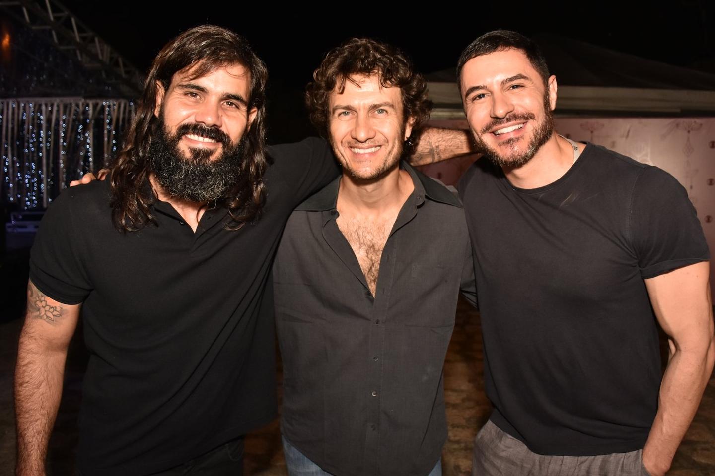 Juliano Cazarré, Gabriel Braga Nunes e Ricardo Tozzi