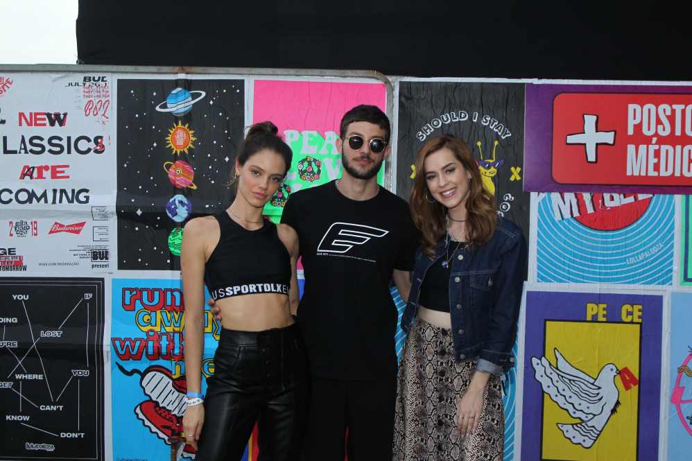 Laura Neiva, Chay Suede e Sophia Abrahão