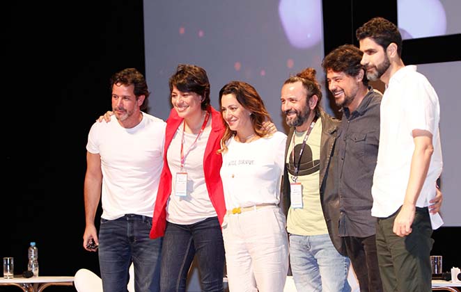 Murilo Benício, Gabriela Amaral Almeida, Joana Mariana, Halder Gomes, René Sampaio e Gustavo Pizzi
