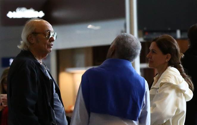 Erasmo Carlos e Gilberto Gil se encontram em Minas Gerais