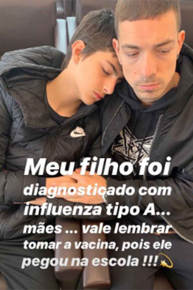 Filho de Isabeli Fontana é diagnosticado com Influenza tipo A e modelo desabafa