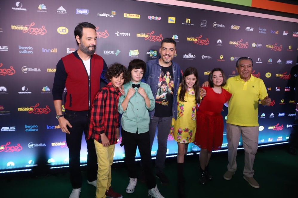 Turma da Mônica Laços conta com famosos em pré-estreia
