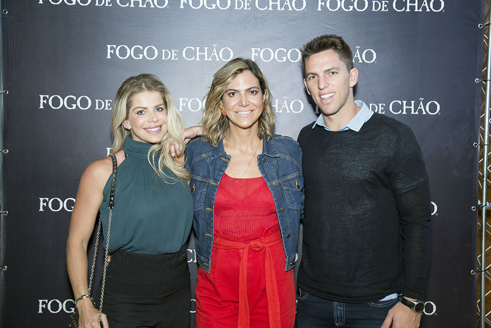 Karina Bacchi, Carol Sampaio e Amaury Nunes