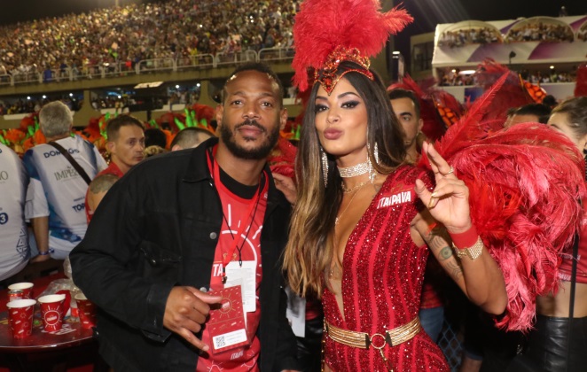 Aline Riscado e Marlon Wayans