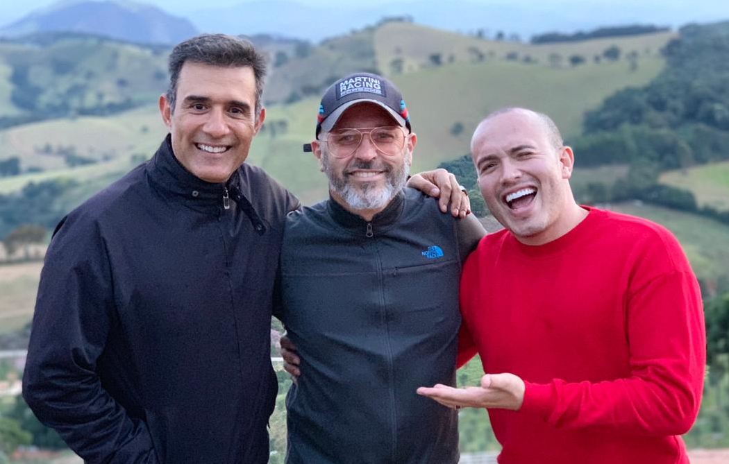 Marcos Pasquim, Leonardo Bueno e Júnior Pacheco