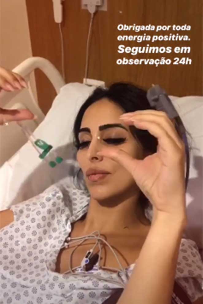 Jade Seba é internada para tratar de infecção