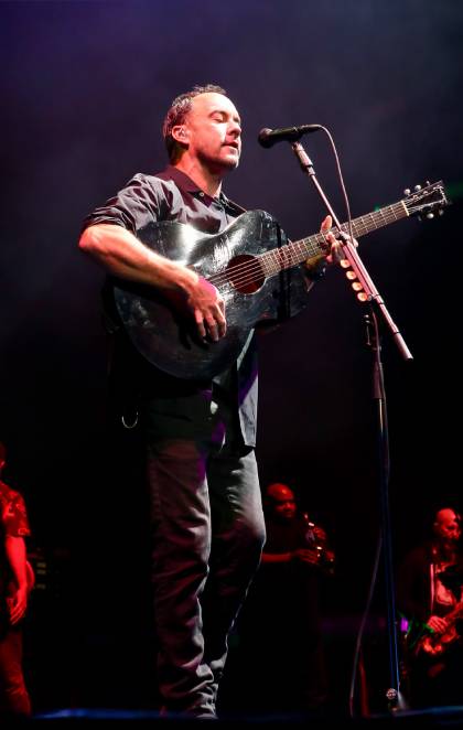 Dave Matthews Band durante apresentação no Ginásio do Ibirapuera