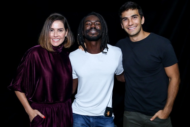 Deorah Secco, Jonathan Azevedo e Hugo Moura