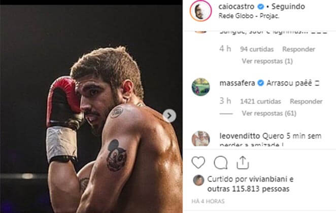 Grazi Massafera surpreende com comentário para Caio Castro