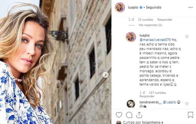 Luana Piovani manda recado e fãs dizem que é para Anitta