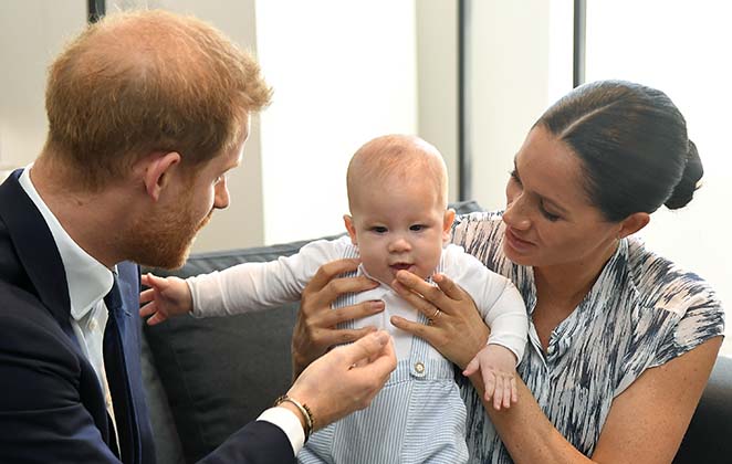 Príncipe Harry, Meghan Markle e Archie Harrison