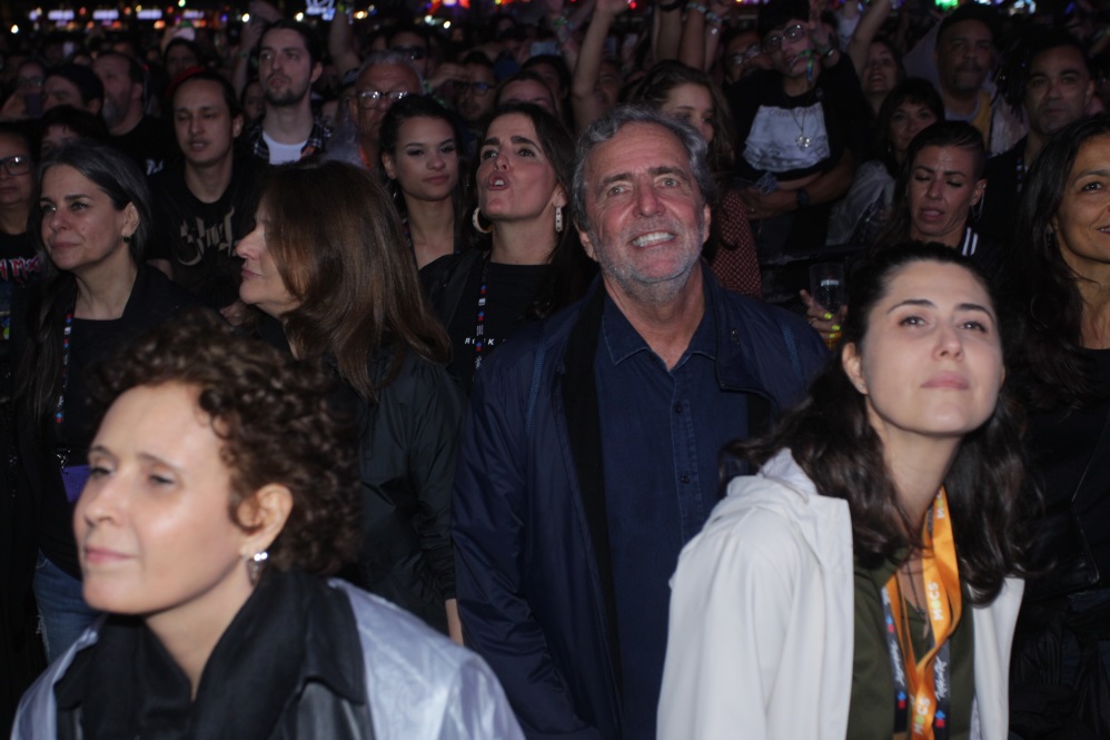 Rock in Rio: Malu Mader baba em show do maridão