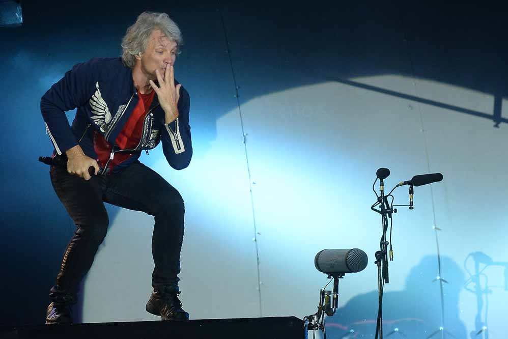 Bon Jovi sobe ao palco do Rock in Rio