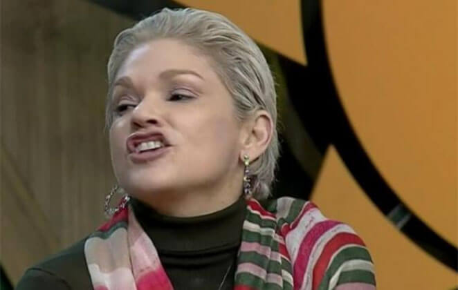 Andréa Nóbrega não gostou de ser chamada de doida