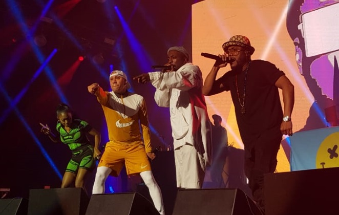 Black Eyed Peas no palco do Itaipava Som a Sol