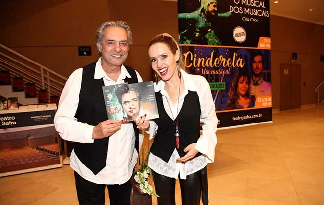 Leona Cavalli e José Rubens Chachá prestigiam lançamento de livro