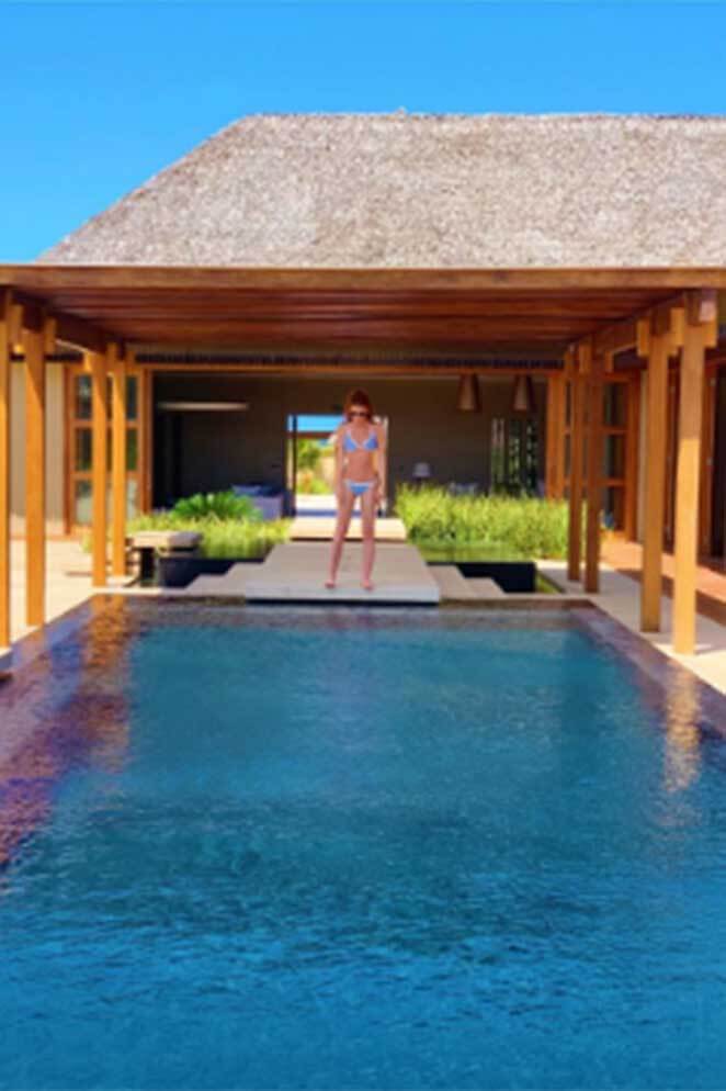 Marina Ruy Barbosa chama atenção ao mostrar piscina incrível no Instagram