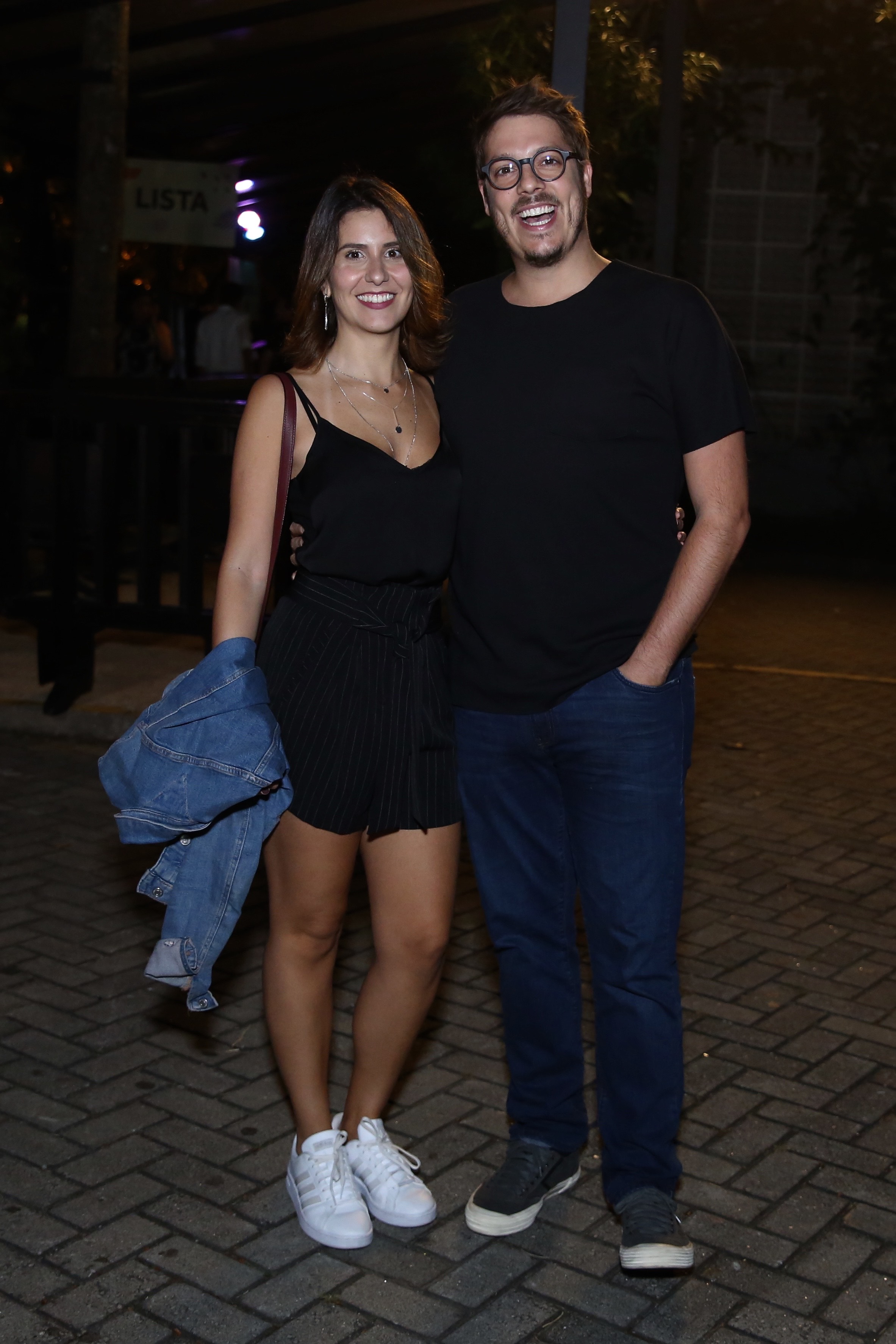 Fabio Porchat e a esposa Nataly Mega