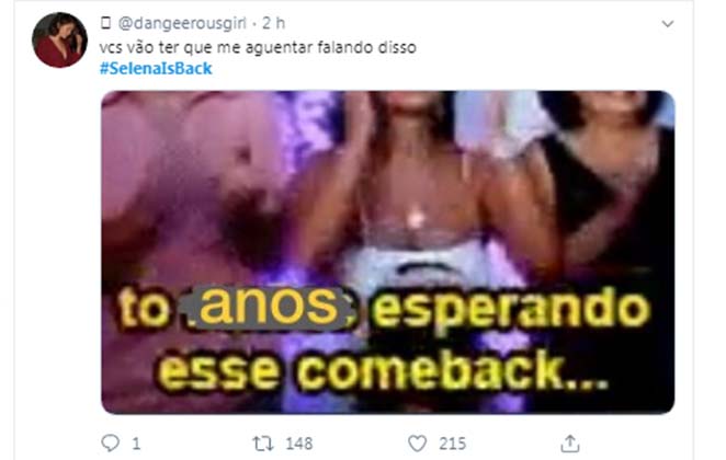 Em apenas uma hora, Selena Gomez se tornou o nome mais citado no Twitter