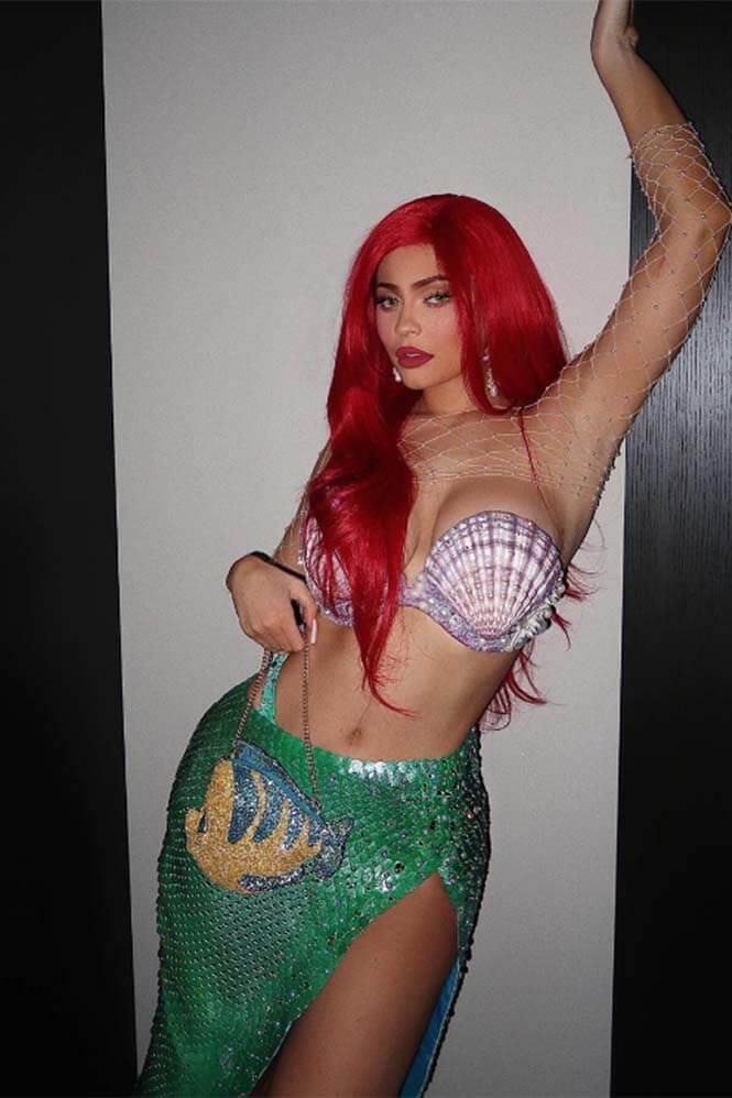 Kylie Jenner se fantasiou de Ariel