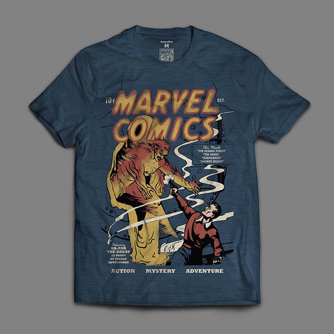 Camiseta Marvel Comics (Preço sob consulta)