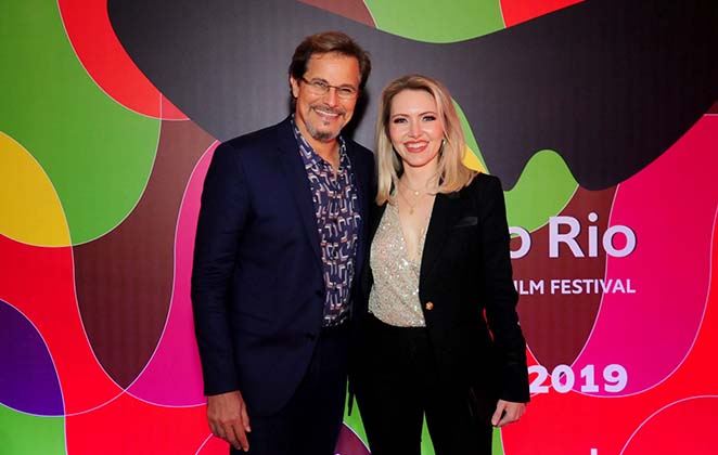 Edson Celulari e sua esposa, Karin Roepke