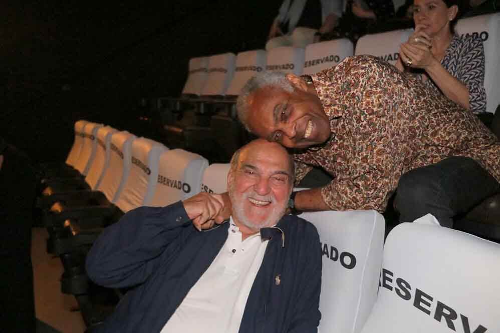 Lima Duarte e Gilberto Gil