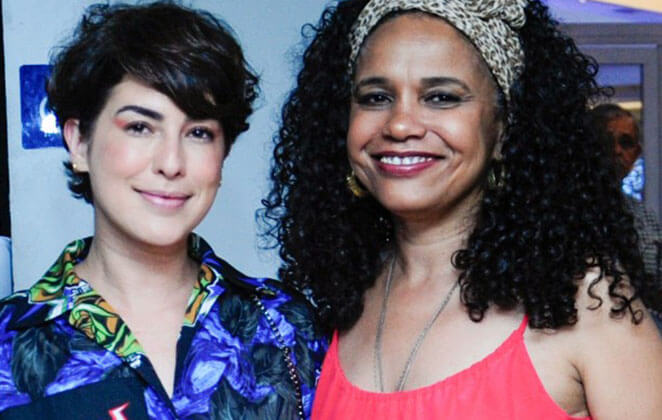 Fernanda Paes Leme e Teresa Cristina prestigiam show de Zeca Pagodinho