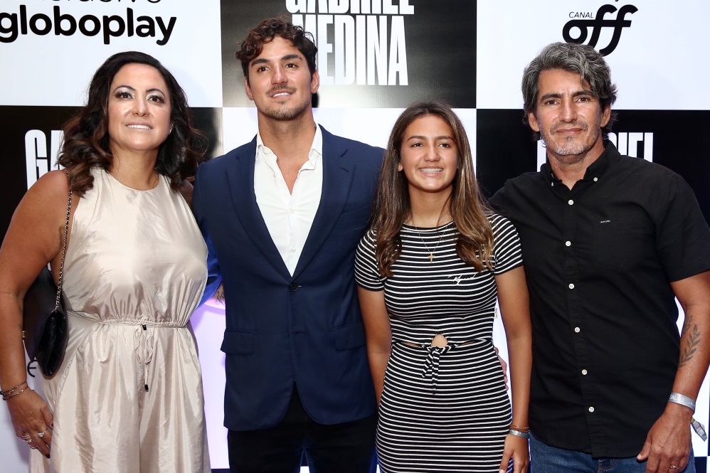 Gabriel Medina e a família