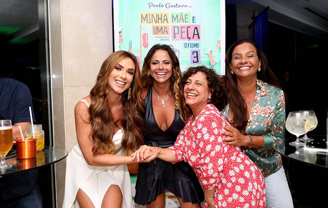 Nicole Bahls, Viviane Araújo, Catarina Abdala e Solange Couto