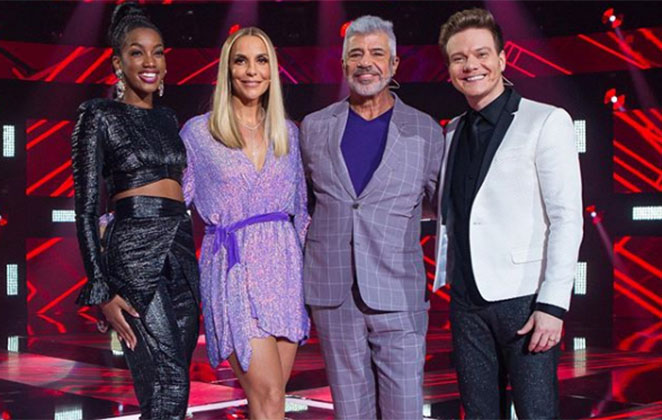 Os quatro jurados do The Voice Brasil 