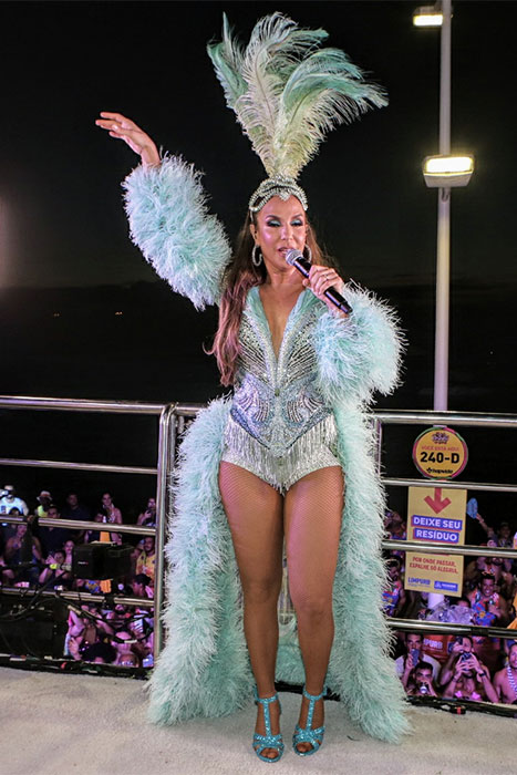  Carnaval 2020: Ivete chega de rainha azul para seu Bloco