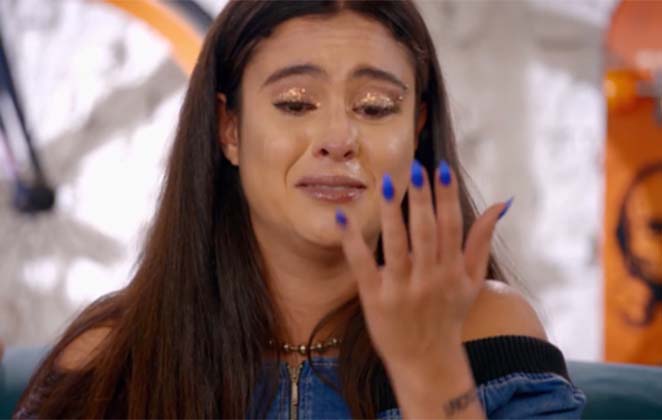 Hana Khalil caiu no choro após receber recado de Pabllo Vittar no De Férias Com o Ex Brasil, da MTV