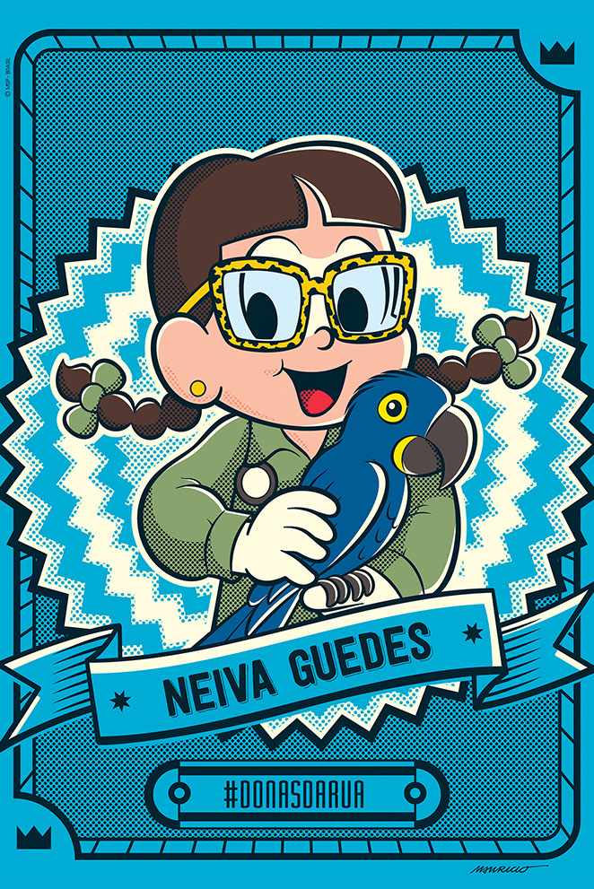 Neiva Guedes foi homenageada pela MSP no projeto Donas da Rua